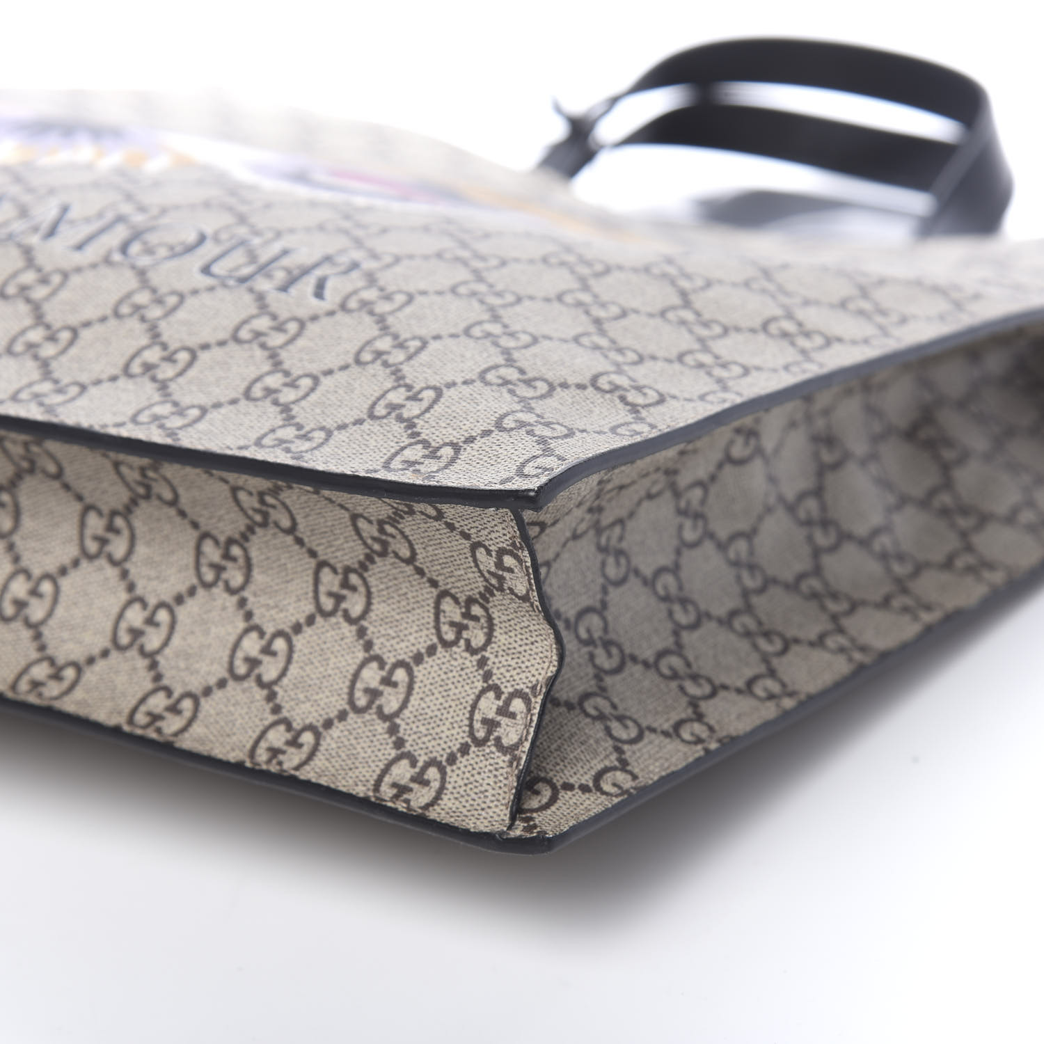 GUCCI GG Supreme Monogram L'Aveugle Par Amour Print Tote Black