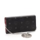 MCM Visetos Large Patricia Wallet On Chain Black Red